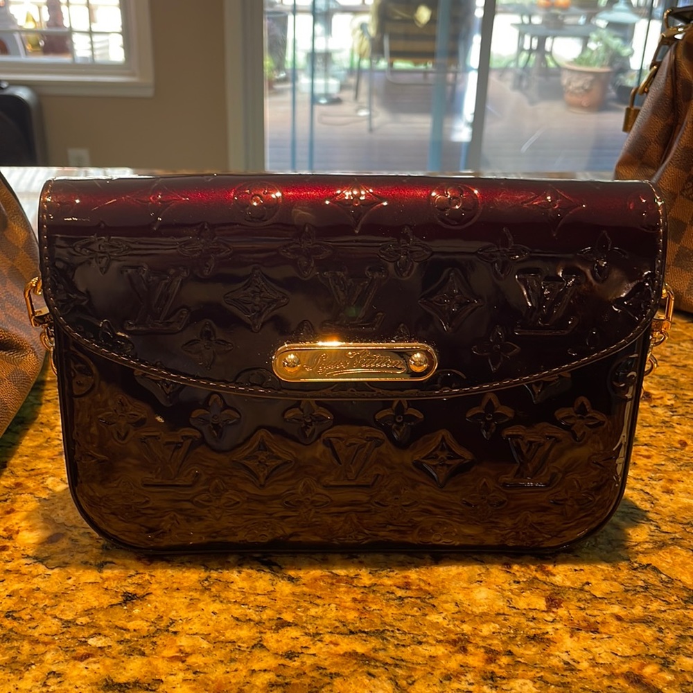 Louis Vuitton Dark Red Bag